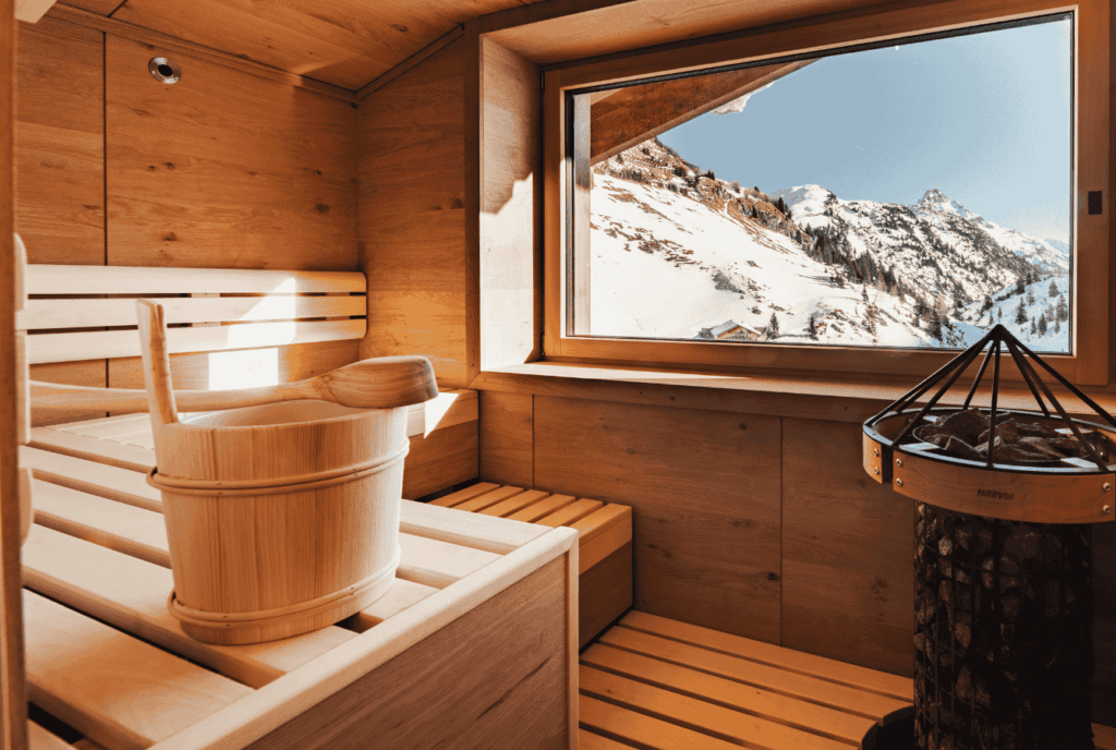 Holzsauna